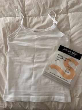 Shapermint White Scoop Neck Cami **NWOT**